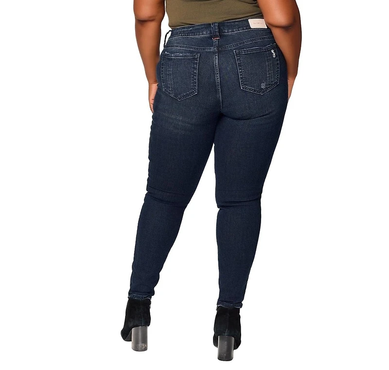 Slink Jeans Women's Denim Mid Rise Skinny