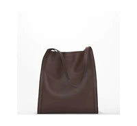 Susu Pebbled Leather Work Tote, Everyday Pebble Shoulder Bag