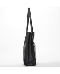 Susu Pebbled Leather Work Tote, Everyday Pebble Shoulder Bag
