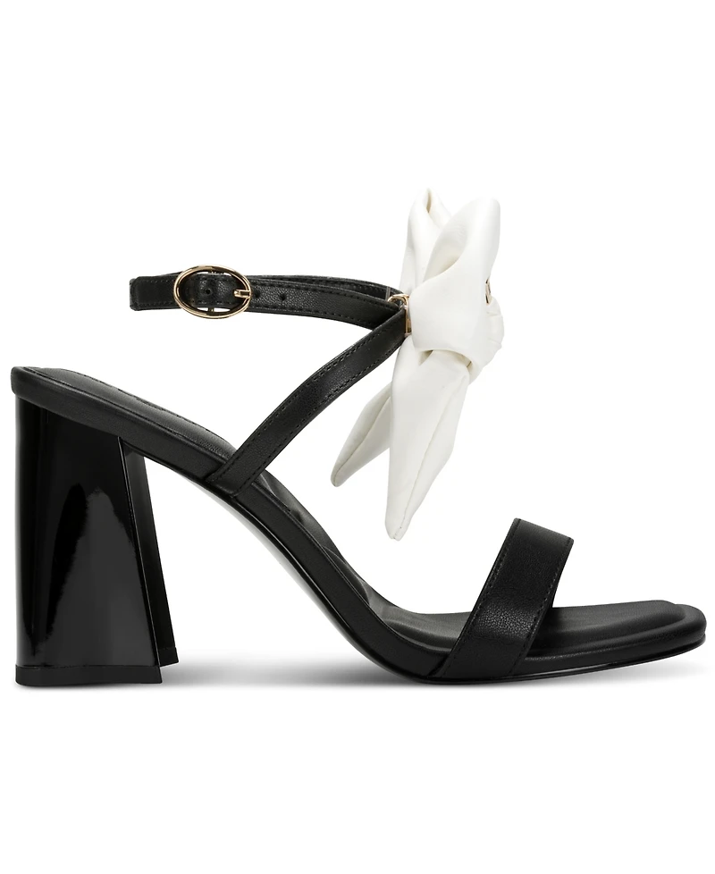 Karl Lagerfeld Paris Women's Sashira Square Toe Sandals