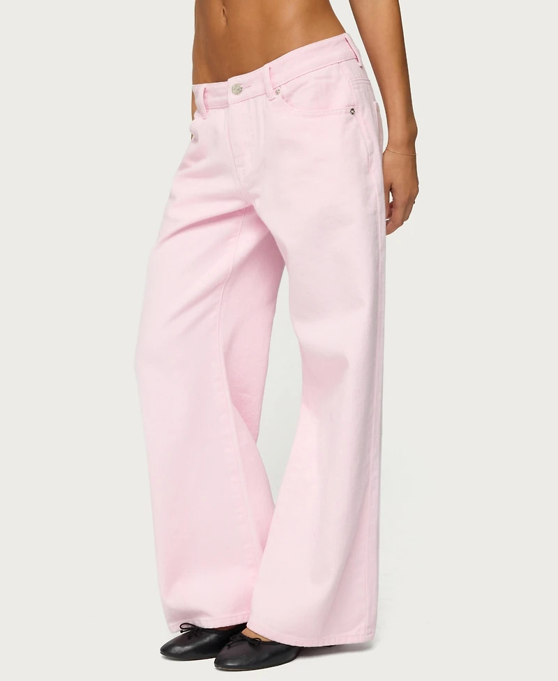 Edikted Women's Roman Low Rise Slouchy Jeans