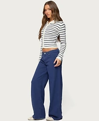 Edikted Women's Daytime low rise jeans