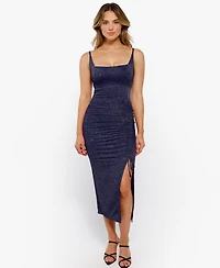 Popilush Women's Shapewear Faux Leather Hourglass Cutout Corset Bodysuit Butt Lifting Skirt Set