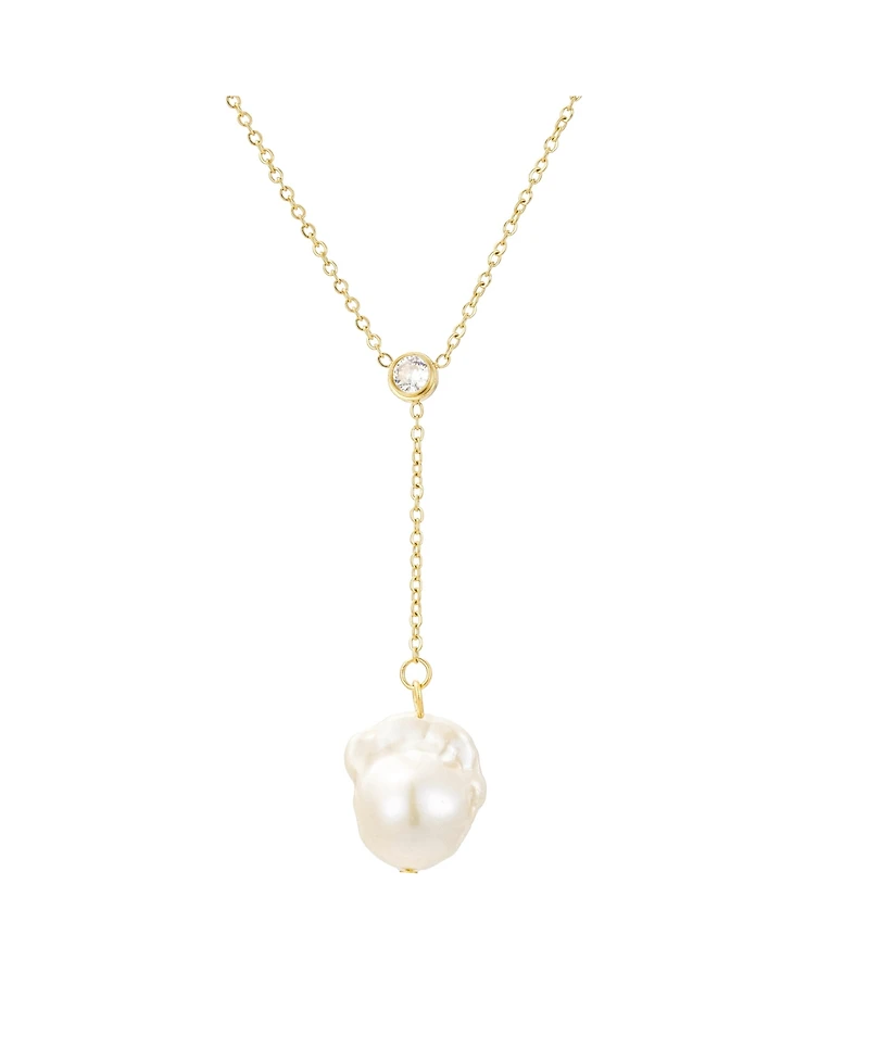 Untamed Petals Odessa Freshwater Pearl Lariat