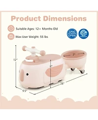 Hongge 24V Kids Ride On Atv Quad With Led Lights Music Fm Radio And Storage Compartment