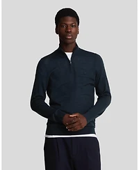 Lyle & Scott Men's Eagle Merino Quarter Zip Sweater