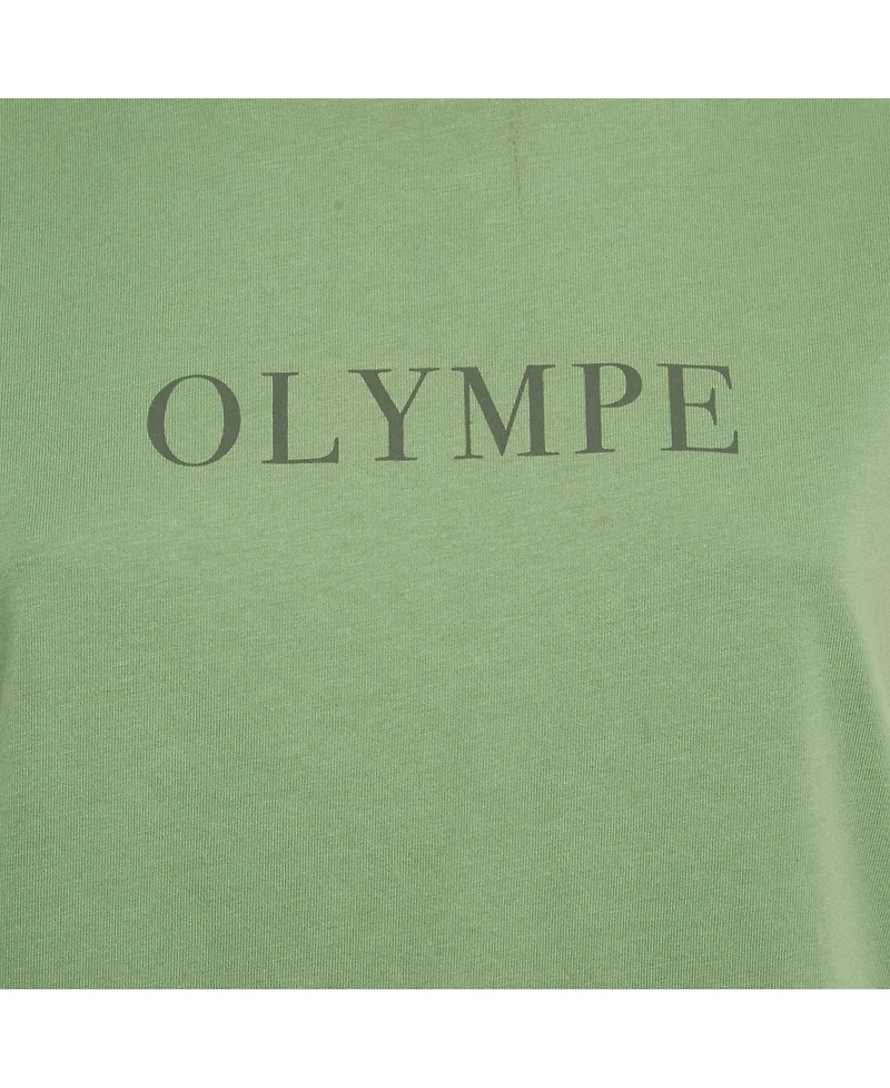 Pre-Owned Zadig & Voltaire Women's Green Printed Cotton Zoe Citation T-Shirt