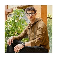 Campus Sutra Men's Olive Brown Utility-Hike Jacket