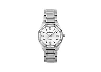Peugeot Women's 32mm Hex Shape Silver Bracelet Watch