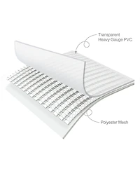 Funsicle 12'x30" Sea-Thru QuickSet Inflatable Ring Top Outdoor Above Ground Pool