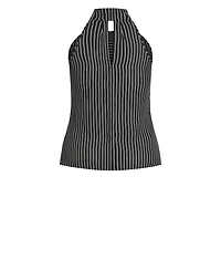 City Chic Women's Mia Stripe Top