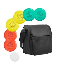 Sugift Disc Golf Set 6-Piece Starter Kit with Discs Marker and Backpack