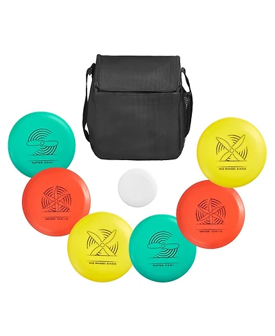 Sugift Disc Golf Set 6-Piece Starter Kit with Discs Marker and Backpack