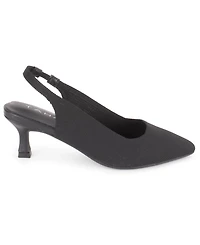Tahari Women's Zurich Kitten Heel Slingback Pumps
