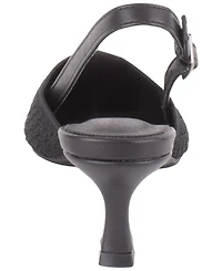 Tahari Women's Palermo Slingback Buckle Pumps