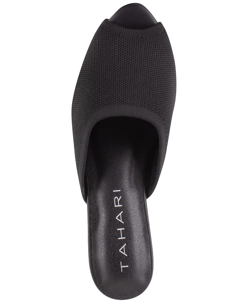 Tahari Women's Maui Kitten Heel Mules
