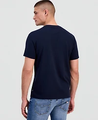 Guess Men's Blake Textured Crew Short-Sleeve Knit T-Shirt