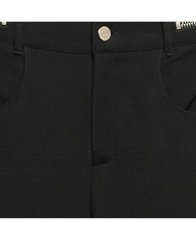 Pre-Owned Givenchy Women's Stretch Knit Zip Detail Leggings