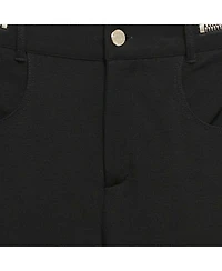 Pre-Owned Givenchy Women's Stretch Knit Zip Detail Leggings