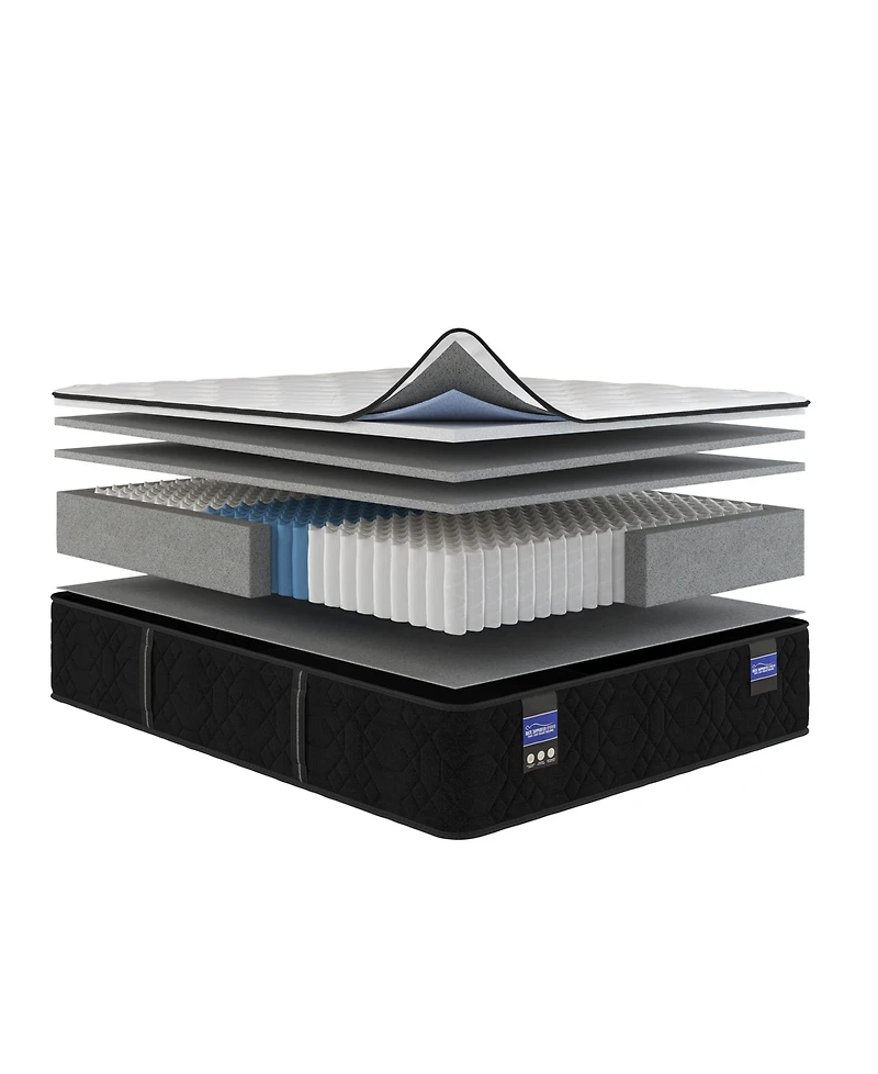 Spring Air Back Supporter Audrey 11" Hybrid Firm Tight Top Mattress Set, Queen Split