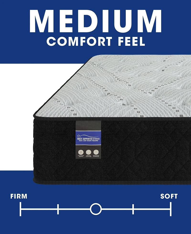 Spring Air Hannah 13" Hybrid Medium Tight Top Mattress, Twin