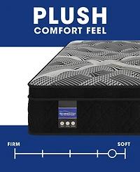 Spring Air Back Supporter Francesca 13.5" Hybrid Plush Euro Top Mattress Set, Full