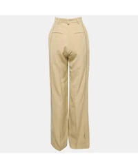 Pre-Owned Jacquemus Women's Silk Blend High Rise Le Papier Trousers
