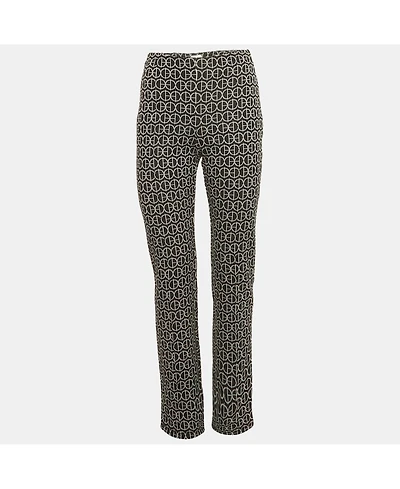 Pre-Owned Hermes Women's Logo Jacquard Knit Trousers
