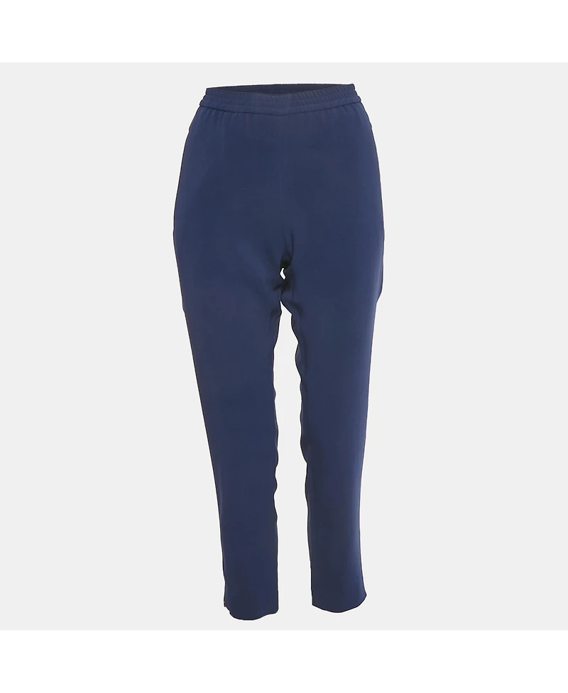 Pre-Owned Stella Mccartney Women's Crepe Elasticated Crepe Trousers