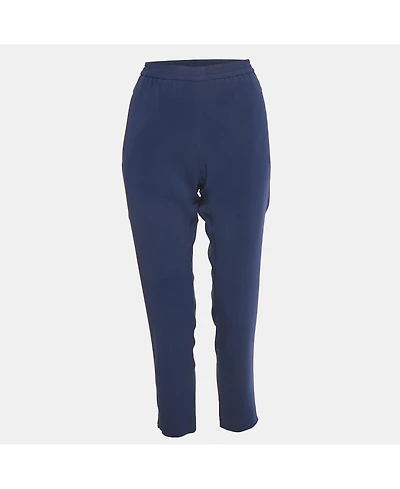 Pre-Owned Stella Mccartney Women's Crepe Elasticated Crepe Trousers