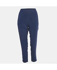 Pre-Owned Stella Mccartney Women's Crepe Elasticated Crepe Trousers