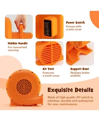 Skonyon 750W Air Blower (1.0HP) for Inflatables with 25 feet Wire and Gfci Plug