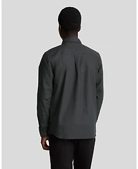 Lyle & Scott Men's Tonal Eagle Plain Oxford Shirt