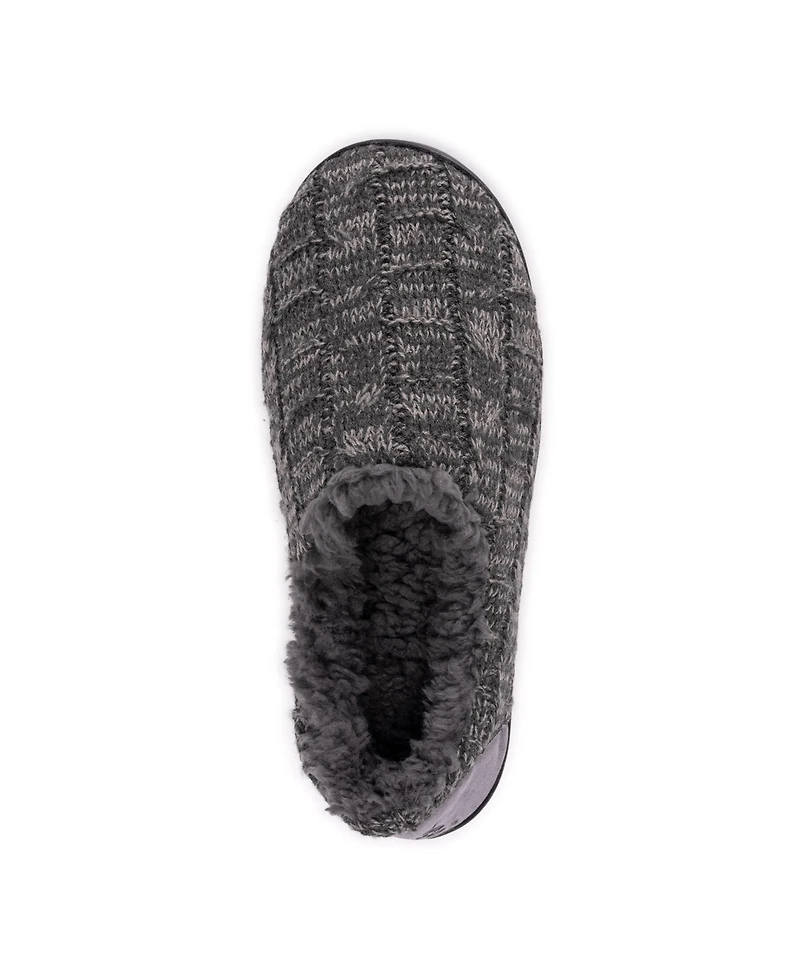 Muk Luks Men's Camo Cuff Cap, Navy, One