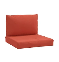 vidaXL Pallet Cushion Melange Red 100% Polyester Medium