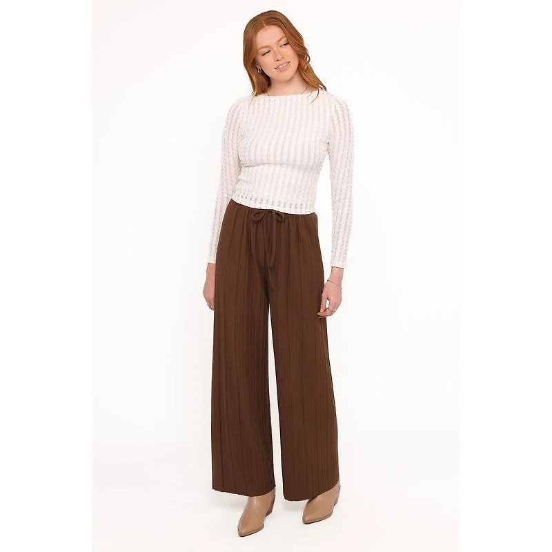 Petal and Pup Women's Davis Pleated Knit Pant