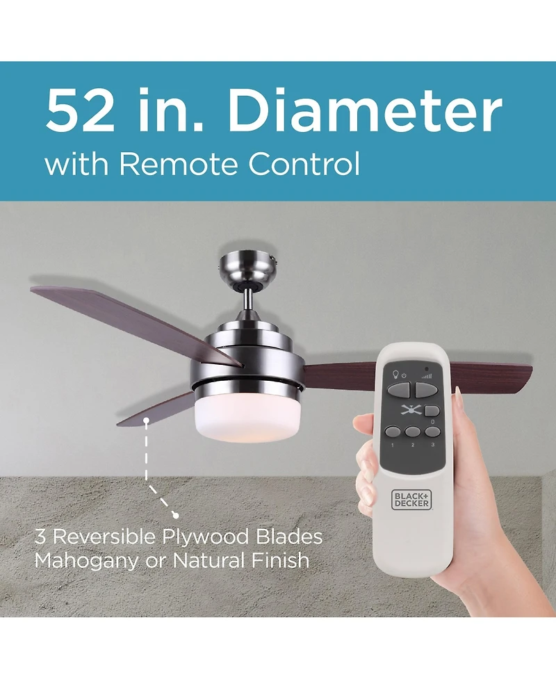 52 inch Celing Fan with Remote Control