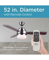 52 inch Celing Fan with Remote Control