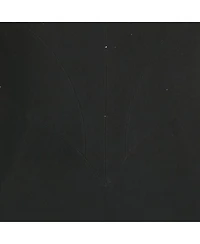 Pre-Owned Alexander Mcqueen Women's Black Crepe V-Neck Midi Dress