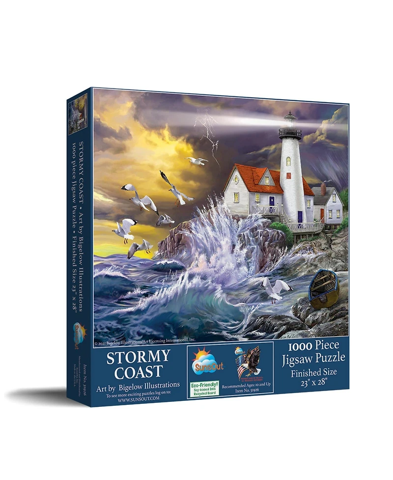 SunsOut Stormy Coast 1000 piece Jigsaw Puzzle for Adults