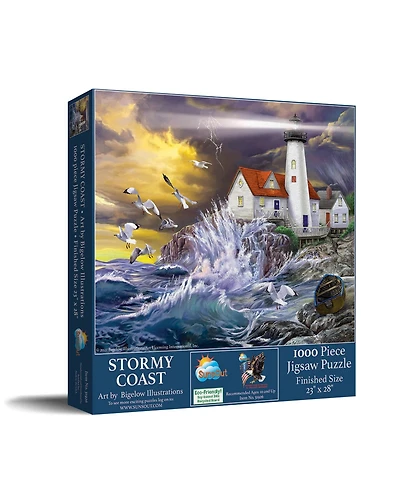 SunsOut Stormy Coast 1000 piece Jigsaw Puzzle for Adults