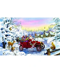Thoroughly Modern Santa 550 piece Jigsaw Puzzle for Adults Christmas