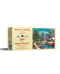 SunsOut Season's Beauty 300 piece Jigsaw Puzzle for Adults Christmas