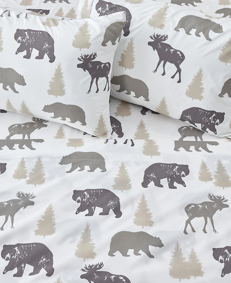 Linery & Co. Ultra-Soft Lodge-Inspired Brushed Microfiber Sheet Set