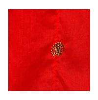 Pre-Owned Roberto Cavalli Women's Cotton Eyelet Lace Detail Blouse
