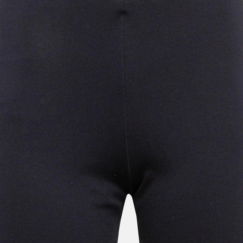 Pre-Owned Roberto Cavalli Women's Navy Blue Stretch Knit Leggings