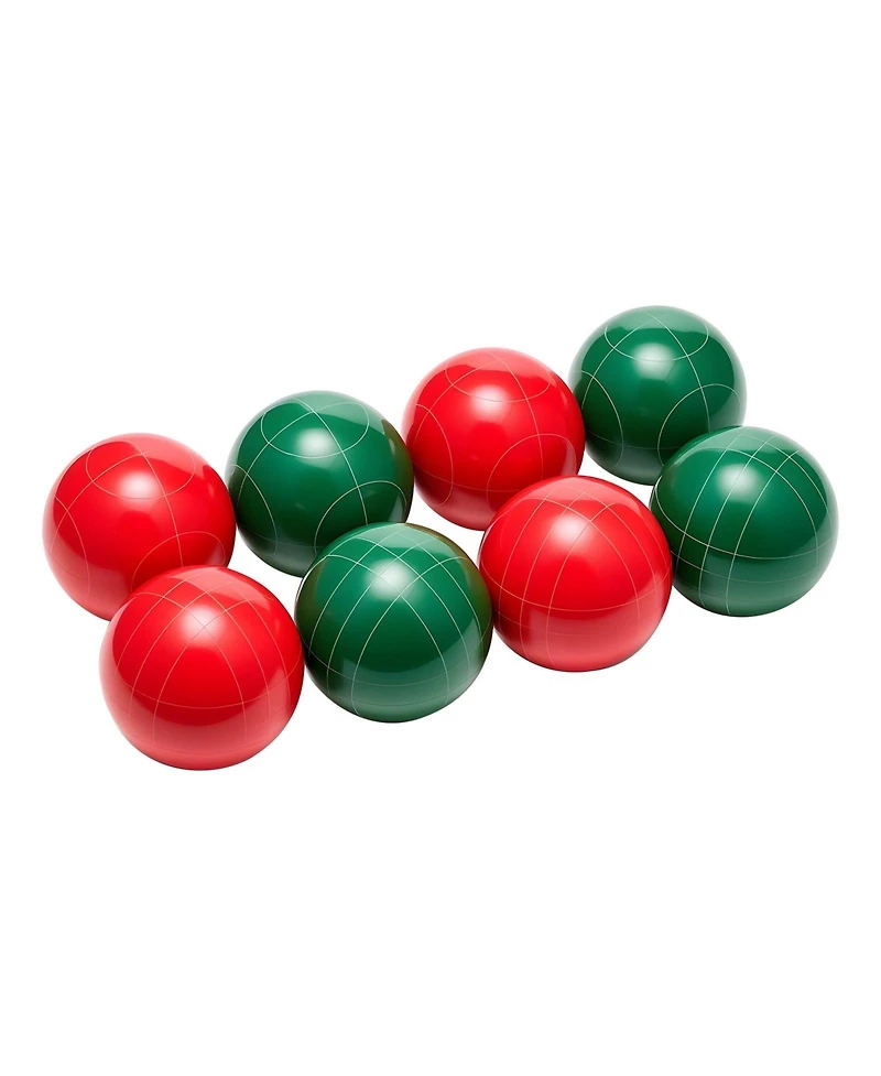 Hongge Bocce Ball Set 107 mm with 8 Resin Balls and Carrying Bag