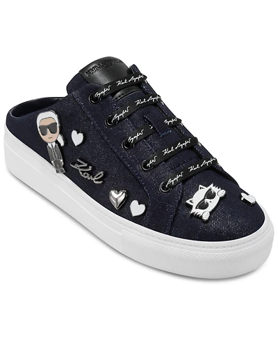 Karl Lagerfeld Paris Women's Cambria Embellished Slip-On Sneakers