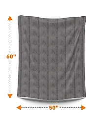 Cheer Collection Ultra Soft Faux Fur to Microplush Reversible Cozy Warm Throw, 50" x 60"