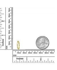 Bling Jewelry Basic Classic Yellow 14K Gold Ring Thin Stackable 1.7MM Band